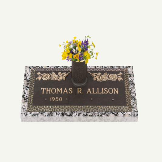 Single Ground Burial Marker